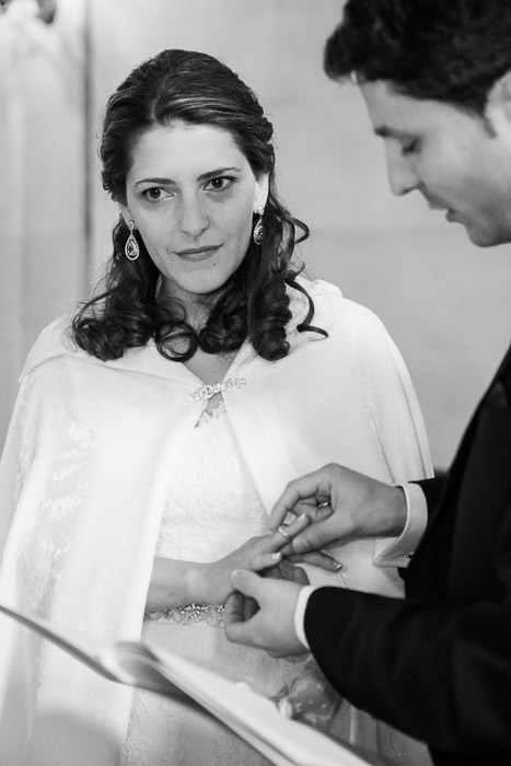 Fotografía de boda en Salamanca, Sala de Claustros de la Universidad de Salamanca