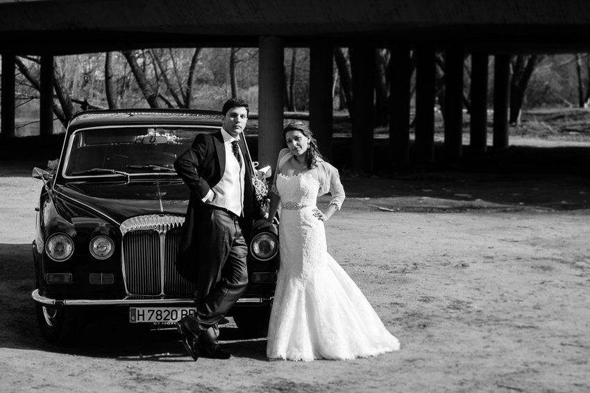 Fotografía de boda en Salamanca, Daimler Ds420 limousine de G3 Motor