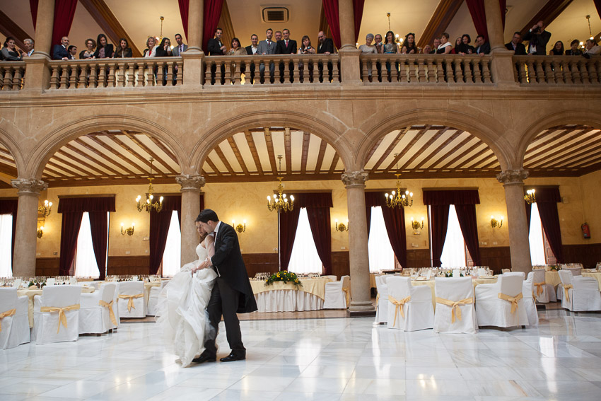 Fotografía de boda en Salamanca, Palacio de Figueroa, Casino, Hoteles Regio, Cuarteto Haffner