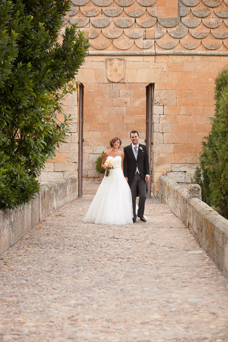 Fotografía de boda en el Castillo del Buen Amor, Salamanca